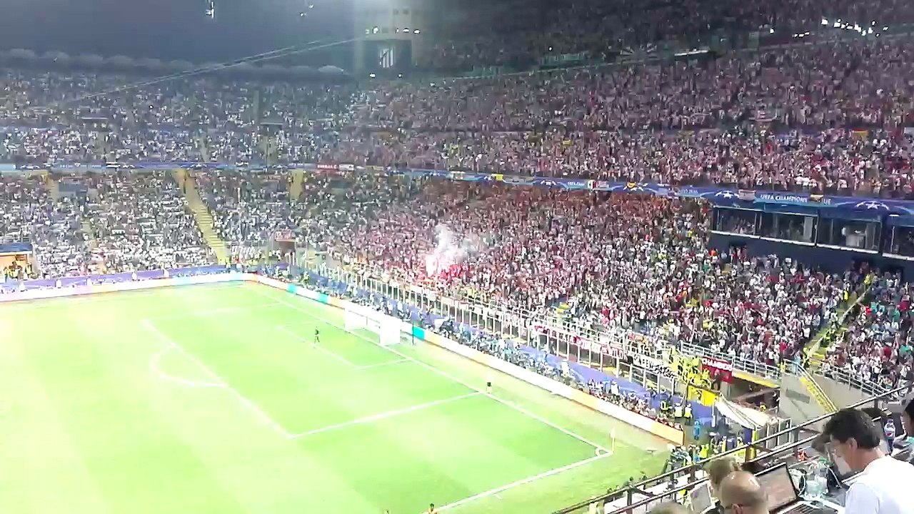 Atletico - radość po golu