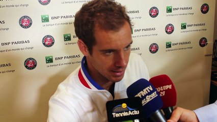 Roland-Garros 2016 - Richard Gasquet : "J'ai réussi à me libérer contre Kei Nishikori"