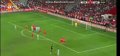 Nuri Sahin super Free KICK- Turkey 0-0 Montenegro - 29-05-2016