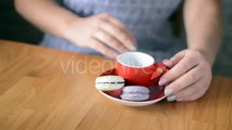 Woman Pouring Coffee from Italian Moka Pot - Stock Footage | VideoHive 15489170