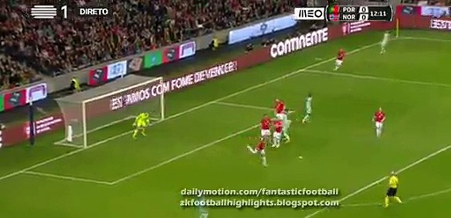 1-0 Ricardo Quaresma Goal - Portugal vs Norway 29.05.2016