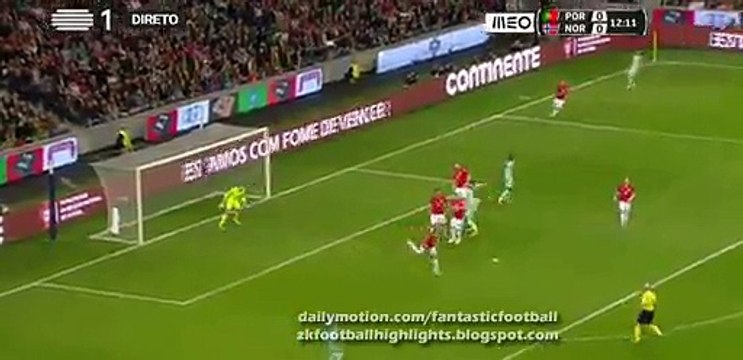 1-0 Ricardo Quaresma Goal - Portugal vs Norway 29.05.2016
