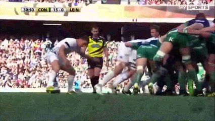 Bundee Aki Huge Tackle And Hits On Johnny Sexton