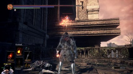 Dark Souls 3 Part 8 Cleansing Chapel Boss as Sorcerer