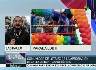 Brasil: marcha de LGBT exige aprobación de Ley de Identidad de Género