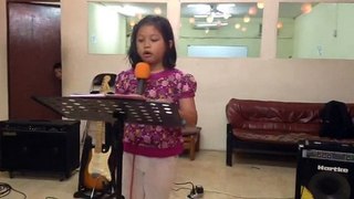 My Daughter Kheren Honey ( 10 th years old)  Preaching 