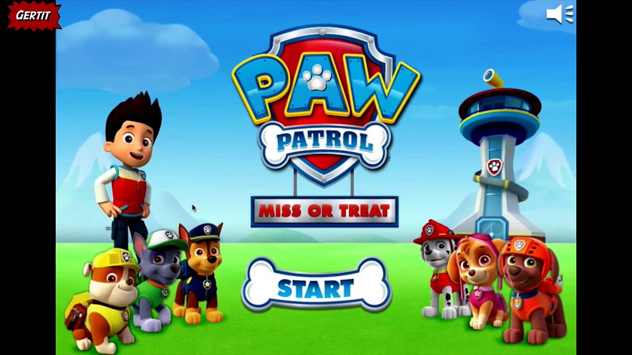 Paw Patrol: Gameplay Episode Miss or Treat Games - Best Kid Games Nick Jr. By GERTIT