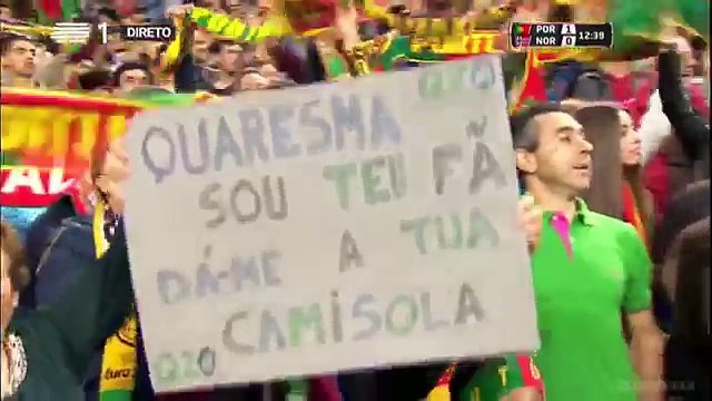 Ricardo Quaresma amazing goal Portugal vs Norway - HD