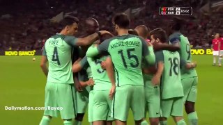 Raphael Guerreiro Goal HD - Portugal 2-0 Norway - 29-05-2016 Friendly match