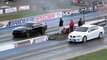 2014 DRAG RACE ROUSH Ford Mustang vs Pontiac G8 drag race