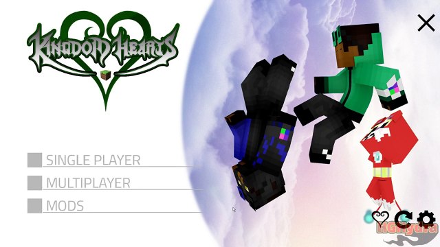 YO-KAI WATCH + KINGDOM HEARTS + MINECRAFT || Custom Main Menu