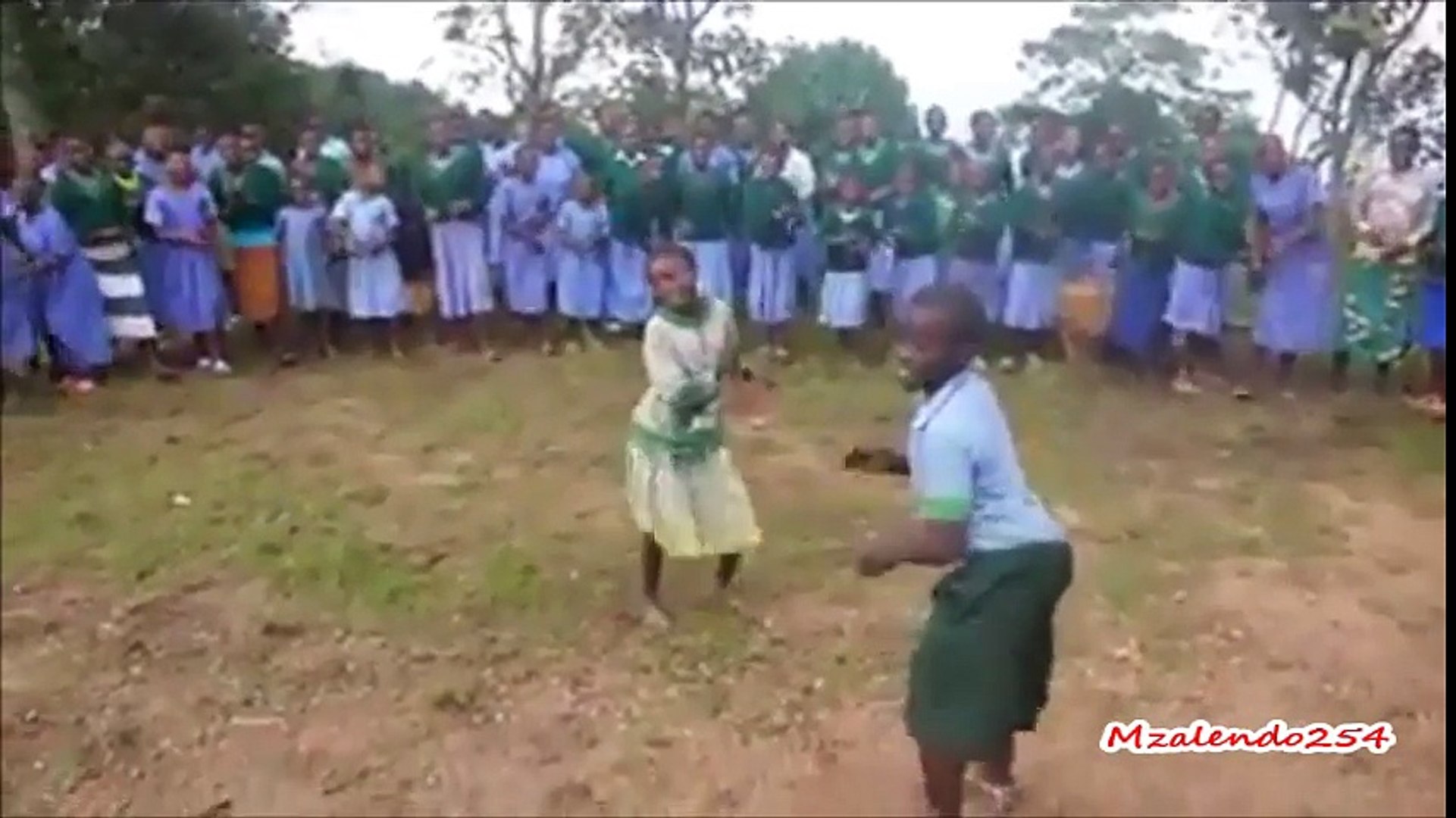 Kenyan kids dancing and singing