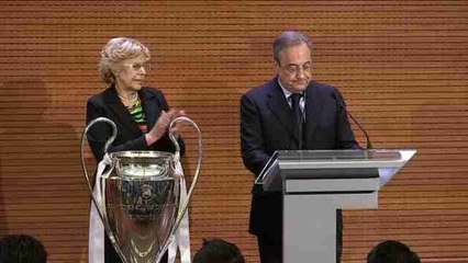 Florentino dedica la Liga de Campeones a los fallecidos en atentado de Irak