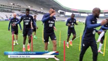 Impressionnante séance de vivacité des Bleus à Nantes