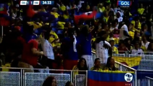 Wilde Donald Guerrier Goal - Colombia 1-1 Haiti - friendly match 2016 - 29-05-2016