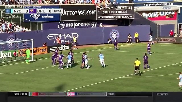 Frederic Brillant Goal - New York City FC 1-0 Orlando City SC - MLS - 29-05-2016