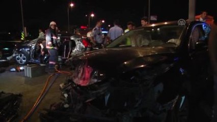 İstanbul'da Trafik Kazası : 1 Ölü 3 Yaralı