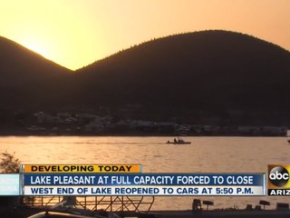 First day of Memorial Day weekend sees two lakes reach capacity