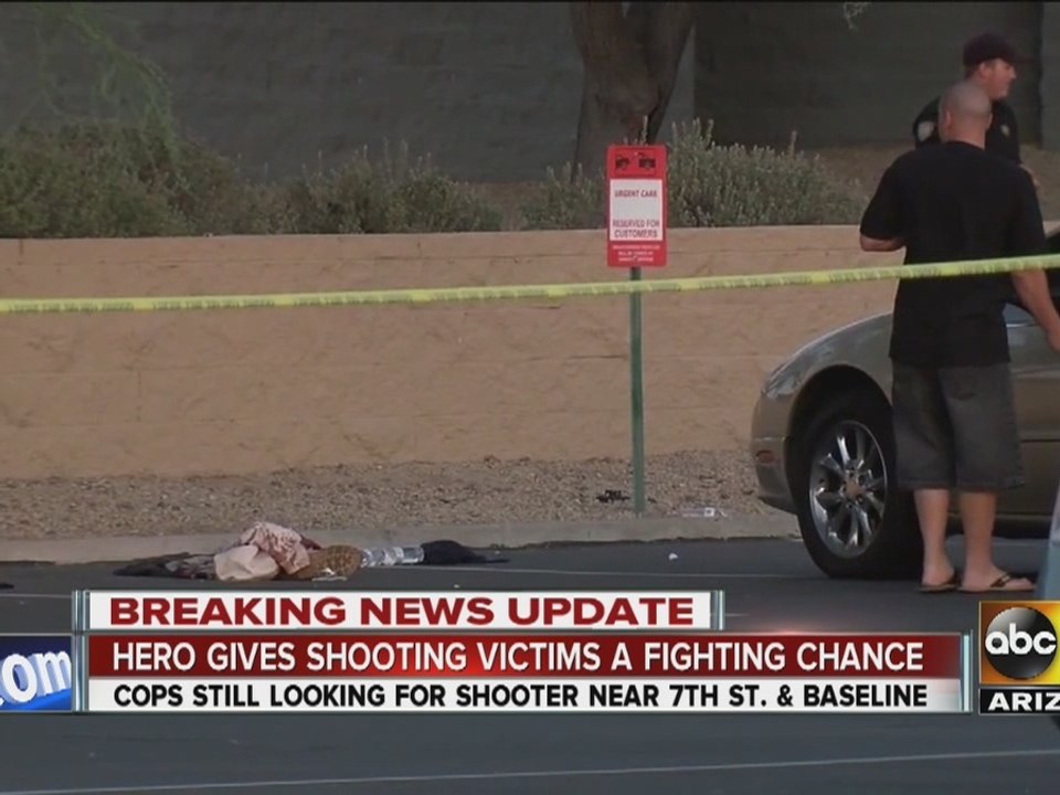 Hero gives shooting victim a second chance