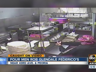 Four sought in armed robbery of Glendale restaurant