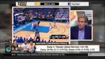 ESPN First Take - Game 3- Thunder Defeat Warriors 133-10