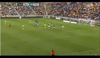 Dani Alves Free kick ~ Brazil vs Panama 1-0