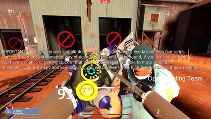 TF2  How to set up High Five trap (Griefing) [FUN]