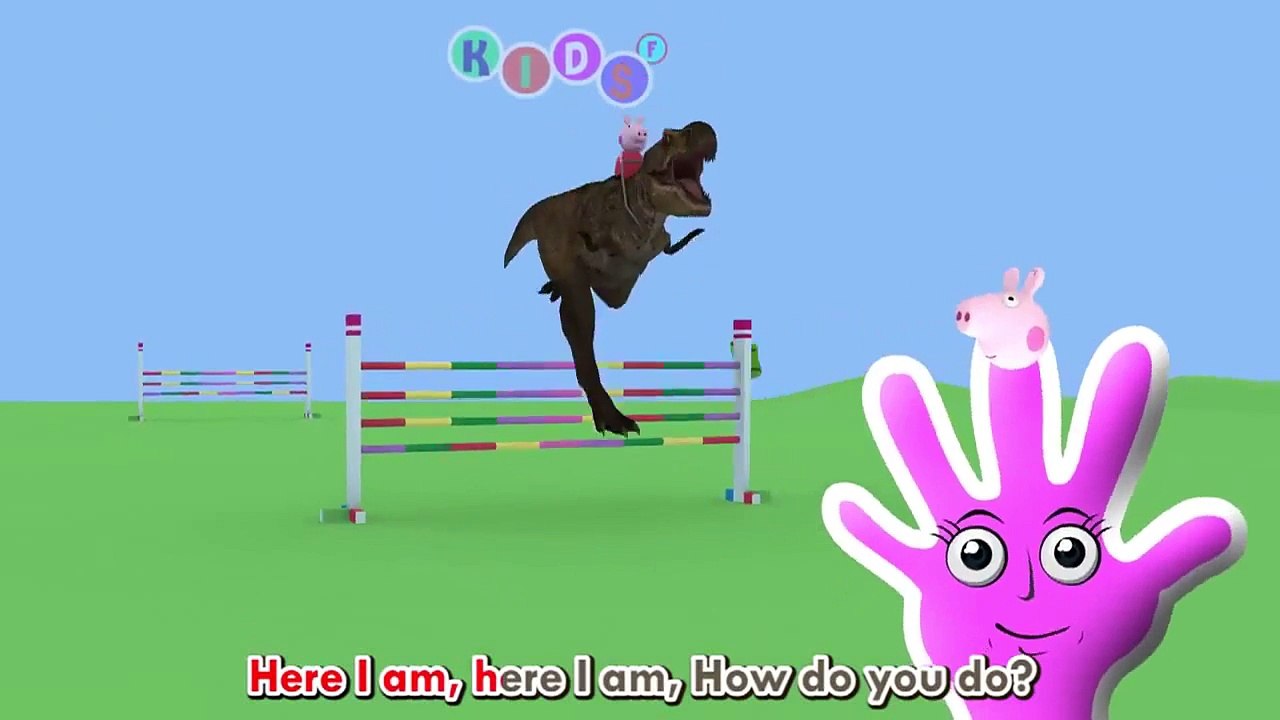 3D Peppa Pig Together Dinosaur Nursery Rhymes Finger Family By KidsF video snippet