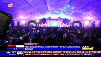 Jokowi Batal Hadiri Pembukaan Rakernas PAN