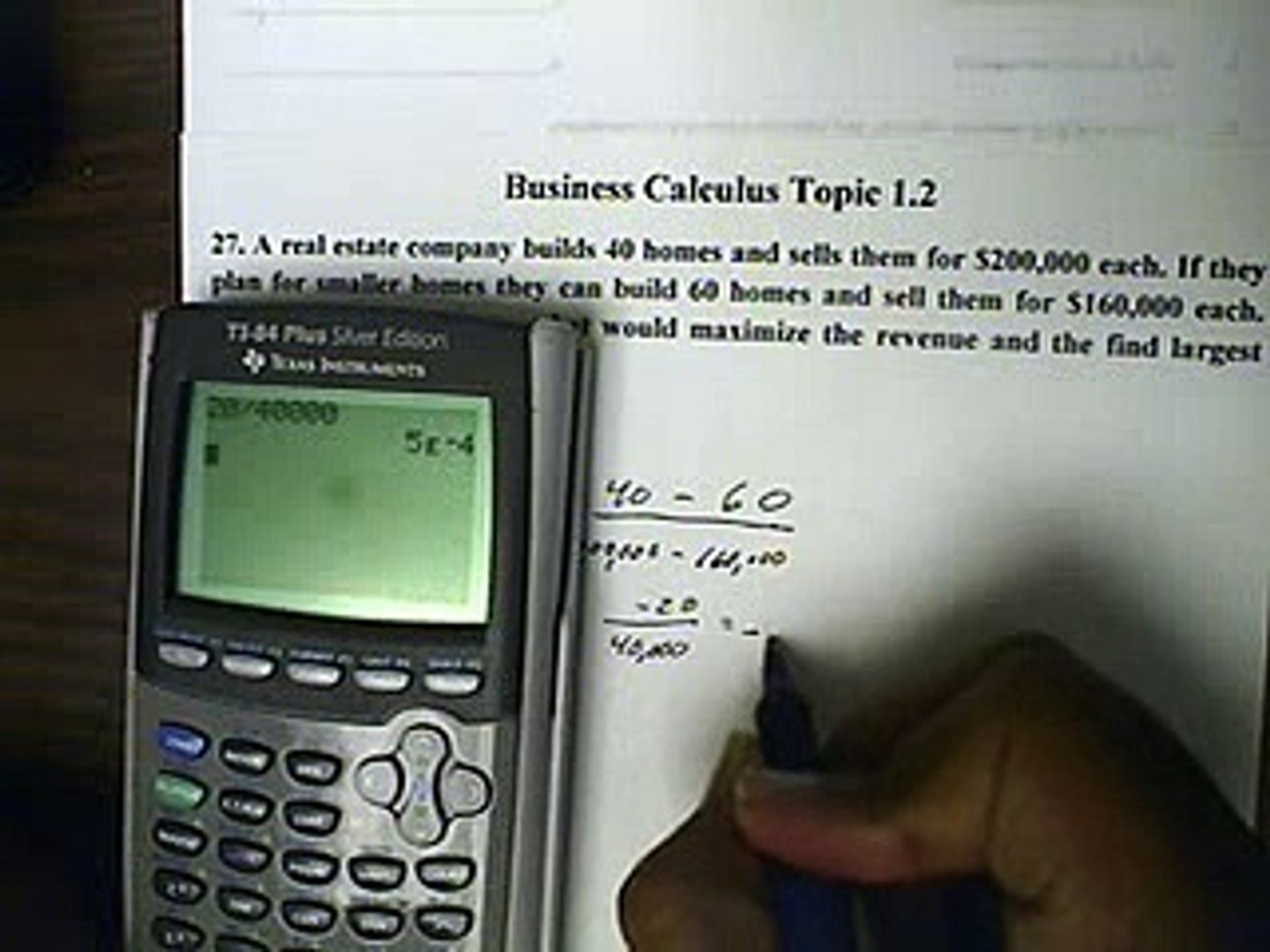 ⁣Business Calculus Topic 1.2 27