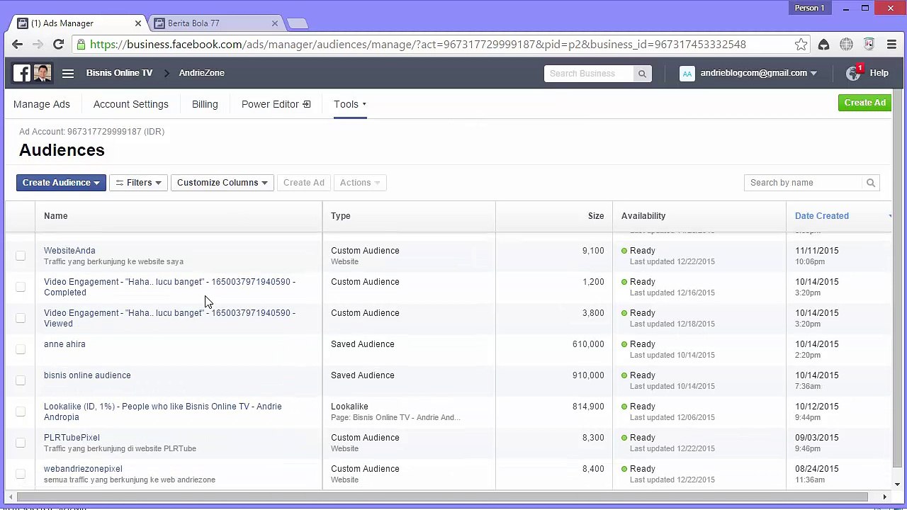 Video #12 - Cara Membuat Iklan Retargeting Audience