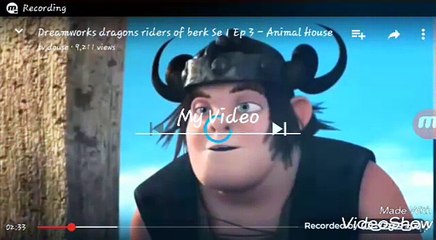 {Hiccup and Astrid} ice Mountain slide on Dragons woohoo!!! (my edit)