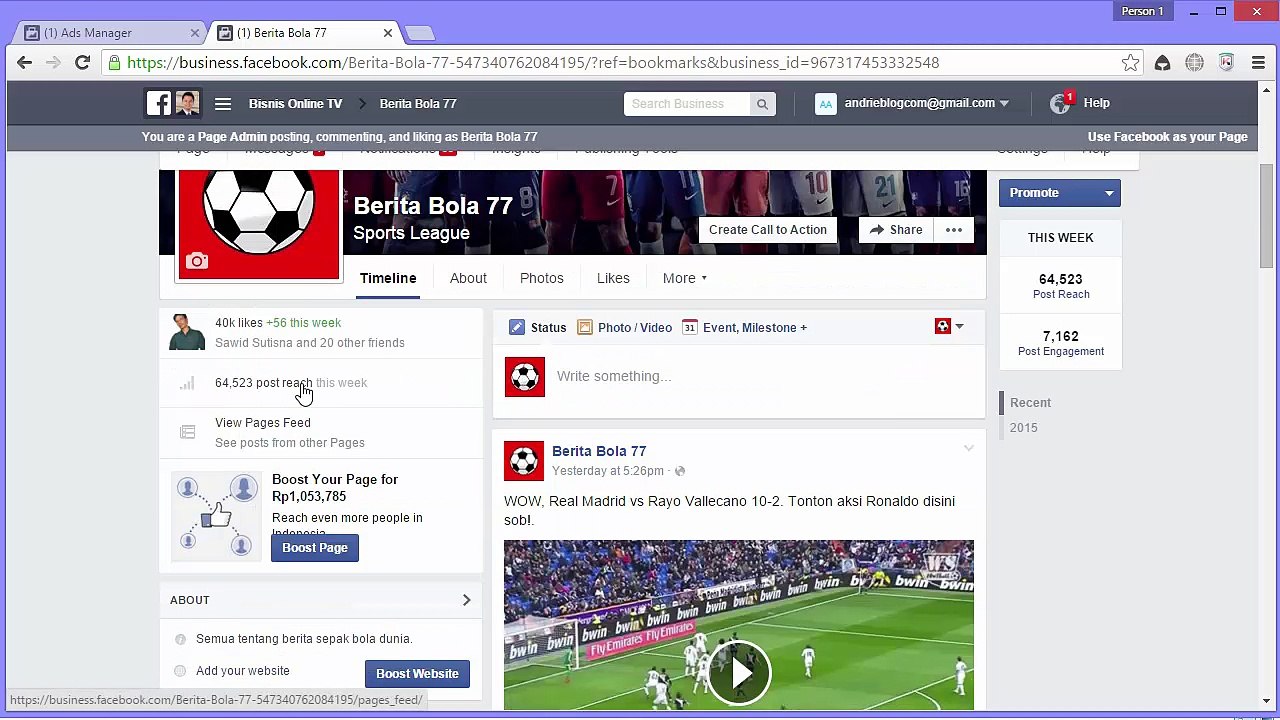 Video #5 - Struktur Facebook Ads (Ads Set)