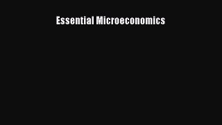 Download Essential Microeconomics Free Books