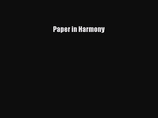 Read 'Harmony' PDF for Free – Download or Read Online 📖
