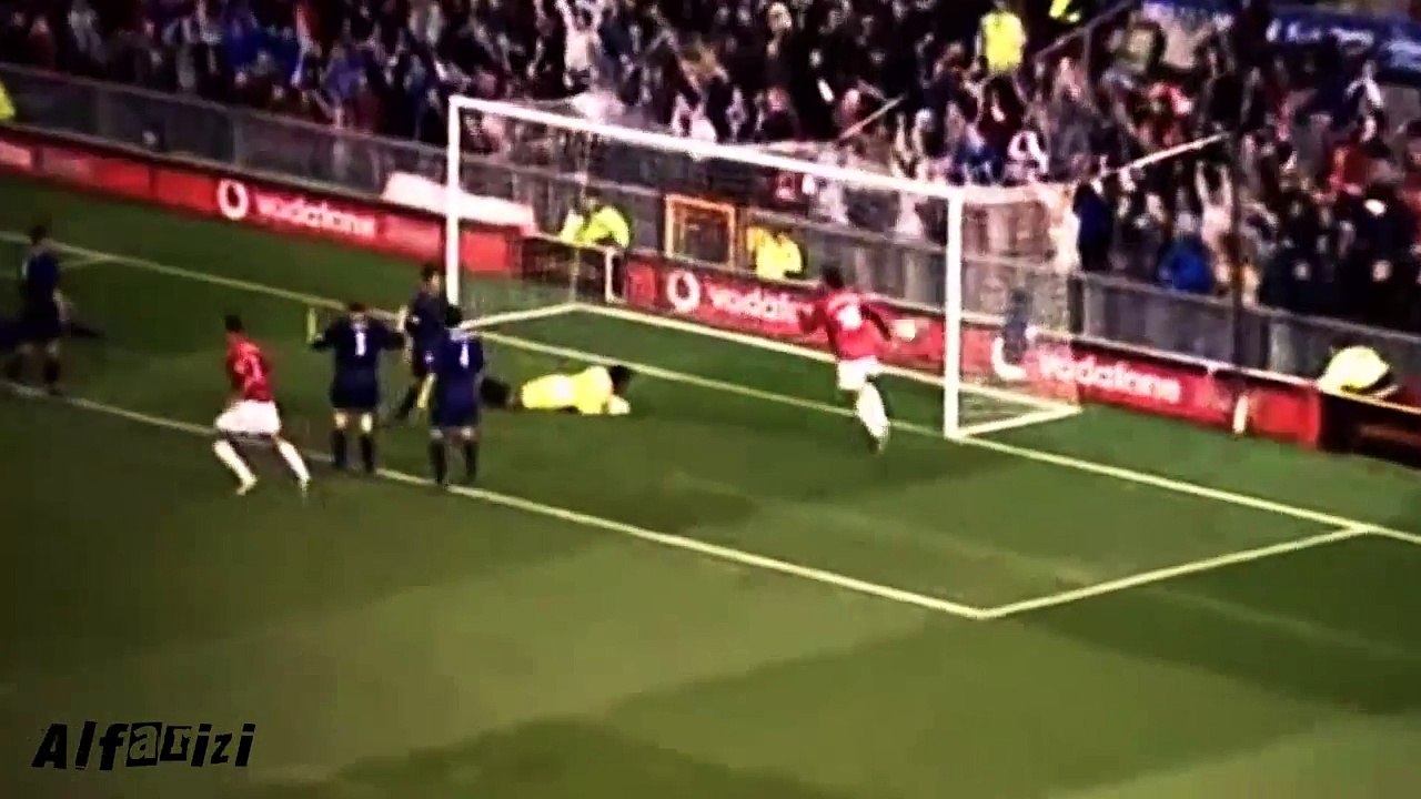 Gol Pertama dan yang terakhir CRISTIANO RONALDO dengan Manchester United  2003 2009