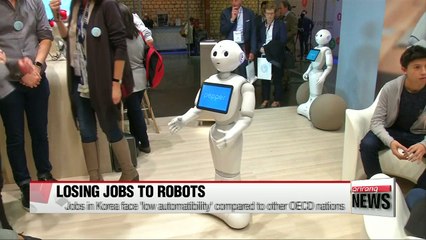 Jobs in Korea face 'low automatibility' compared to other OECD nations