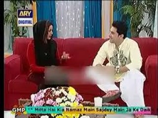 Mathira discussing her Condom Add with Nida Yasir and Mani in Ramzan Bold Language)