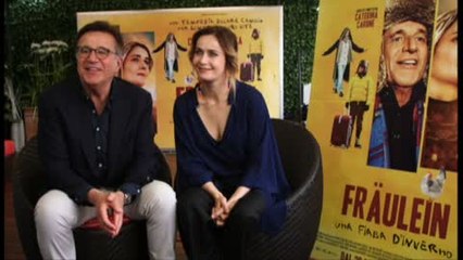 Fraulein: Christian De Sica e Lucia Mascino protagonisti di una fiaba d'inverno.Intervista