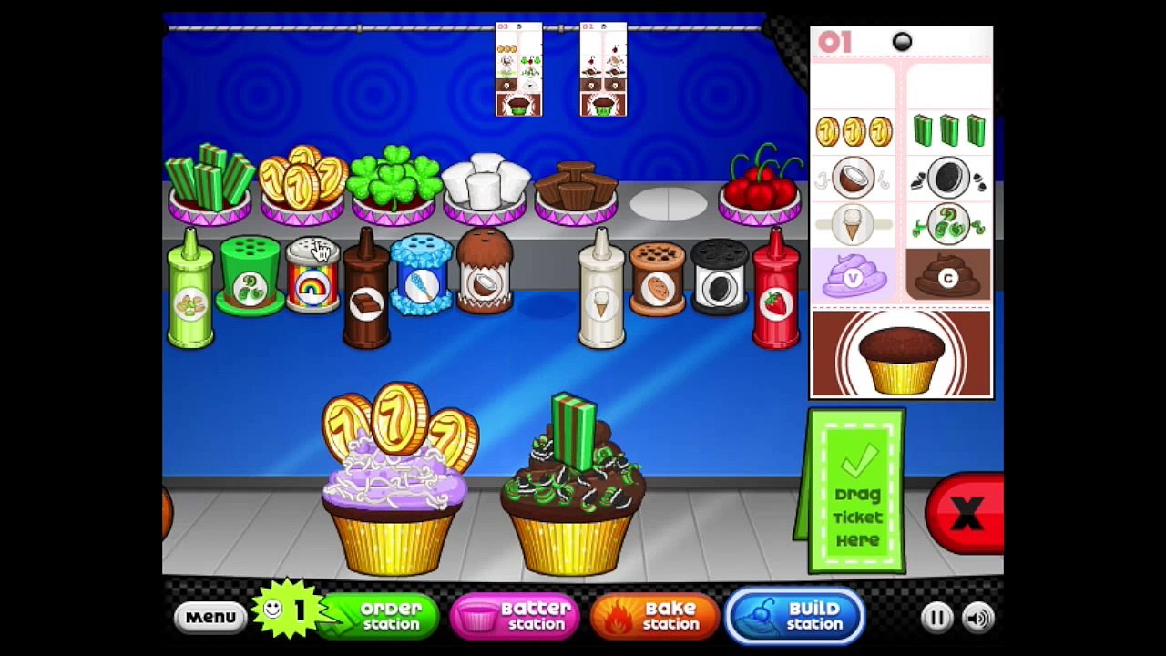 Papa's cupcakeria - Day 29 - Rank 15 - New Frosting & The Blue Ribbon!