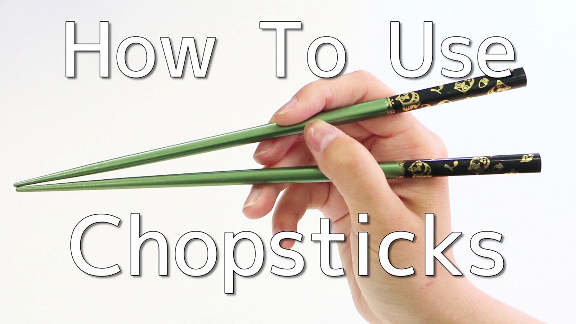 ⁣How To Use Chopsticks