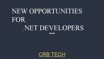 New Opportunities For Dotnet Developers - CRB Tech