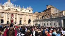 Vatican Mass crowd April 20 2014 new priest