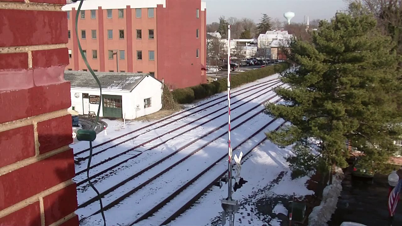 VRE V325 in Hi Def at Manassas,VA on 12/17/10
