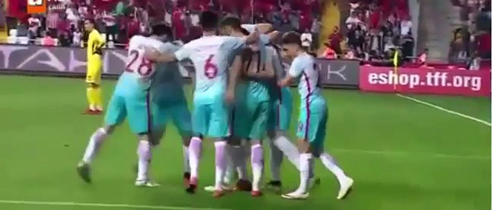 Türkiye 1 0 Karadağ Özet 29 Mayıs 2016 - YouTube