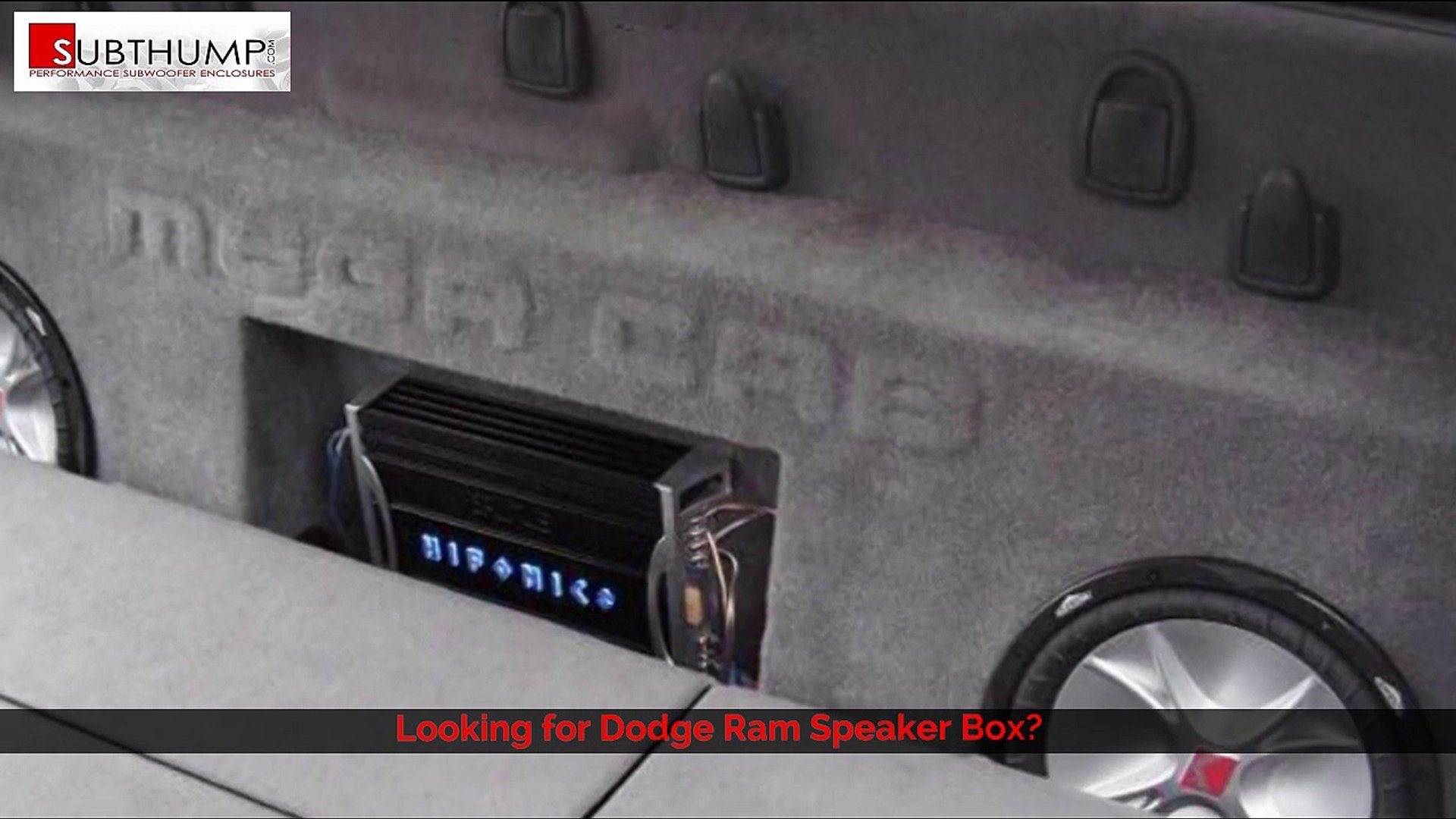 dodge ram speaker box