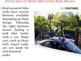 Roof Mounted Bike Racks for car - Bike Fastener
