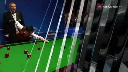 Deliberate Miss Cue Shot by Ding Junhui - 2016 World Snooker Championship