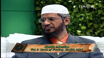 THE SIGNIFICANCE OF FASTING FOR 6 DAYS IN THE MONTH OF SHAWWAL - BY DR ZAKIR NAIK