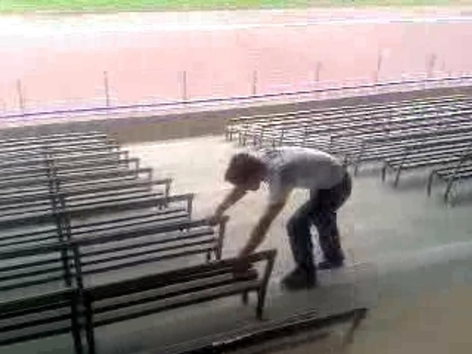 Chute de cretman au stade